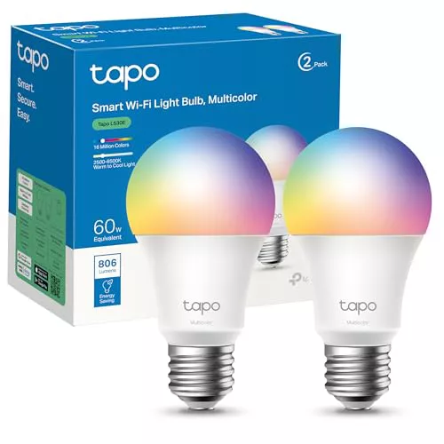 Tapo L530E – Bombilla LED inteligente Wi-Fi, multicolor