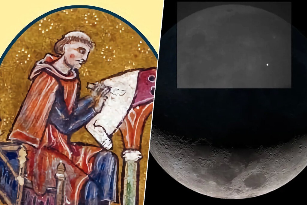 En 1178 un monje se dio cuenta de que la Luna "latía como una serpiente herida". Hoy sabemos qué son esos destellos 