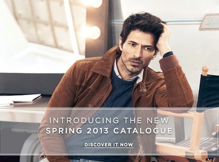 Andrés Velencoso para Mango: está claro que lo de Piqué a su lado era una broma