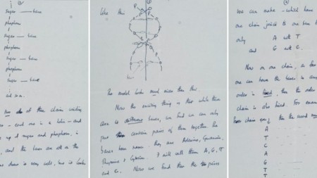La carta más cara jamás vendida en una subasta tiene tema científico: el ADN