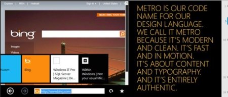 Windows 8 incluirá un lector PDF y una versión de IE para tablets, ambos basados en Metro UI