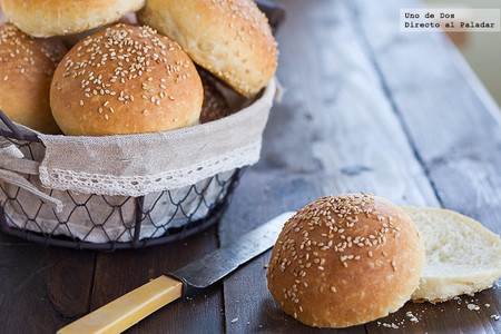 Receta de pan de hamburguesa tierno