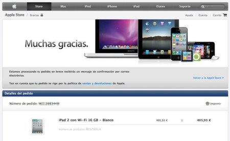 El lanzamiento del iPad 2 en la tienda online de Apple, una compra agridulce