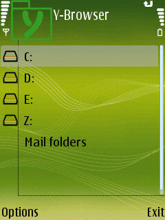 Y-Browser, gestor de archivos para S60