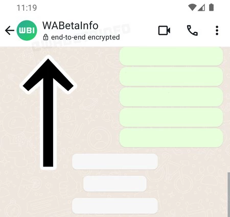 エンドツーエンド暗号化について警告する WhatsApp アイコンは次のようになります (画像: WaBetaInfo)