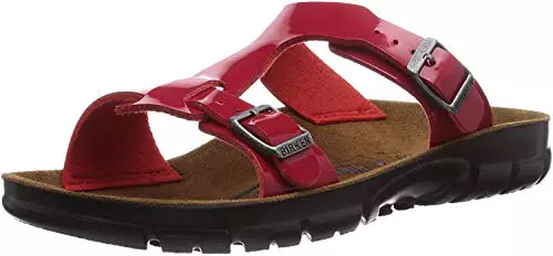 Birkenstock Professional Sofia, Zuecos Mujer, Rot (Tango Red Patent), 41 EU