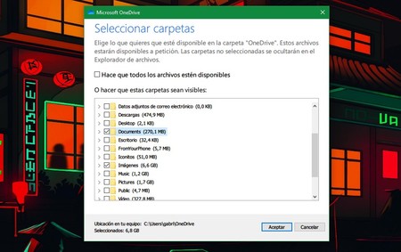 Carpetas Onedrive