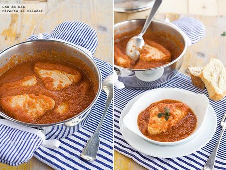Receta clásica de bonito con tomate