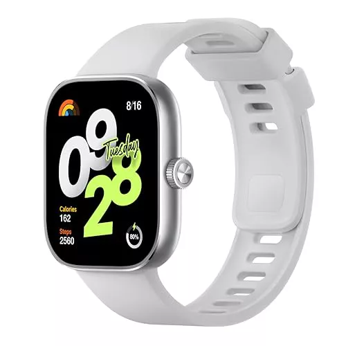 Xiaomi Redmi Watch 4 - Llamadas Bluetooth, Pantalla AMOLED de 1,97”, Monitor de frecuencia cardíaca, hasta 18 días de autonomía, Gris (Versión ES)