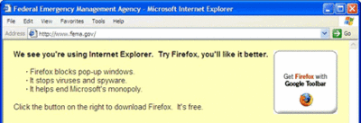 Guerra de Firefox con Iexplorer
