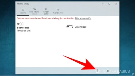 Escoger casamentero moneda Cómo configurar una alarma o despertador en Windows 10 y WIndows 11