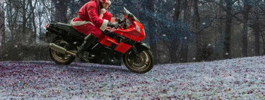 Santa Claus cambia los renos por una Suzuki GSX-R y desata una persecución a 200 km/h 