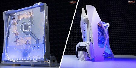 Este modder de PC ha creado una PS5 con refrigeración líquida, y ahora planea comercializar su invento