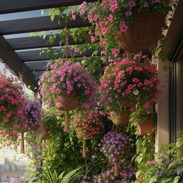 Siembra estas plantas colgantes en tu balcón antes de que termine el otoño para que exploten de flores en primavera