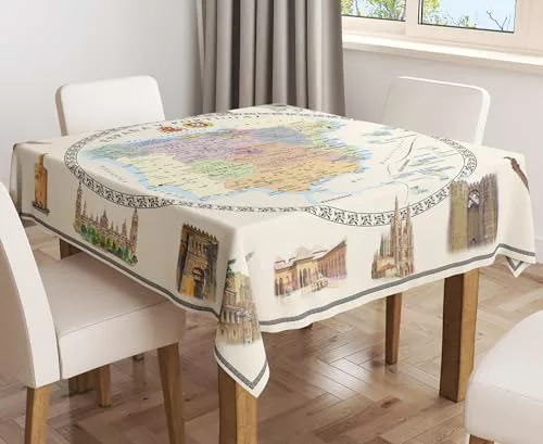 Exma Mantel del Mapa de España y Portugal