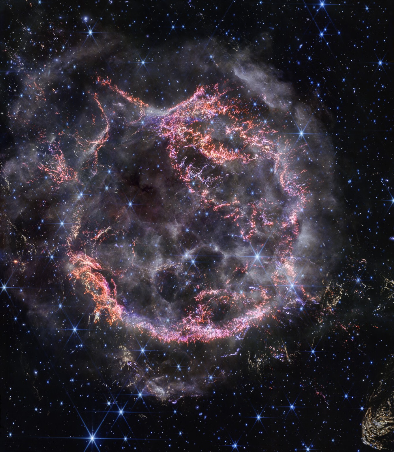 El telescopio Webb captura la violenta explosión de una estrella como ...