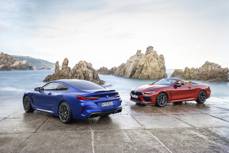 Así son los nuevos BMW M8 Competition: coupé y cabrio con motor V8 biturbo de 625 CV y tracción total