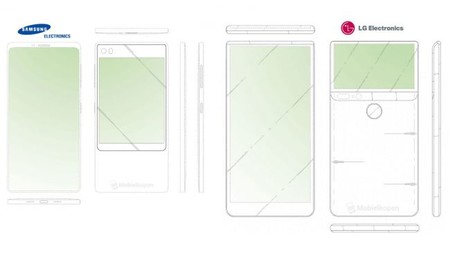 Samsung y LG ya experimentan con teléfonos con pantalla trasera, según sus patentes