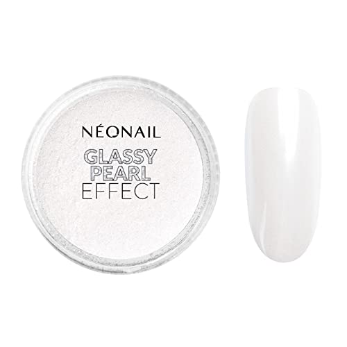 NEONAIL Glassy Pearl Effect - Polvo para uñas con purpurina, para decoración de uñas, polvo cromado para uñas, accesorios de diseño de uñas, accesorios para uñas de gel, polvo de purpurina para uñas,