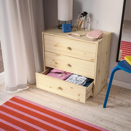 Rast Comoda 3 Cajones Pino 1502206 Pe1007549 S5