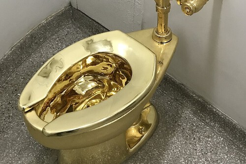 Gold Toilet