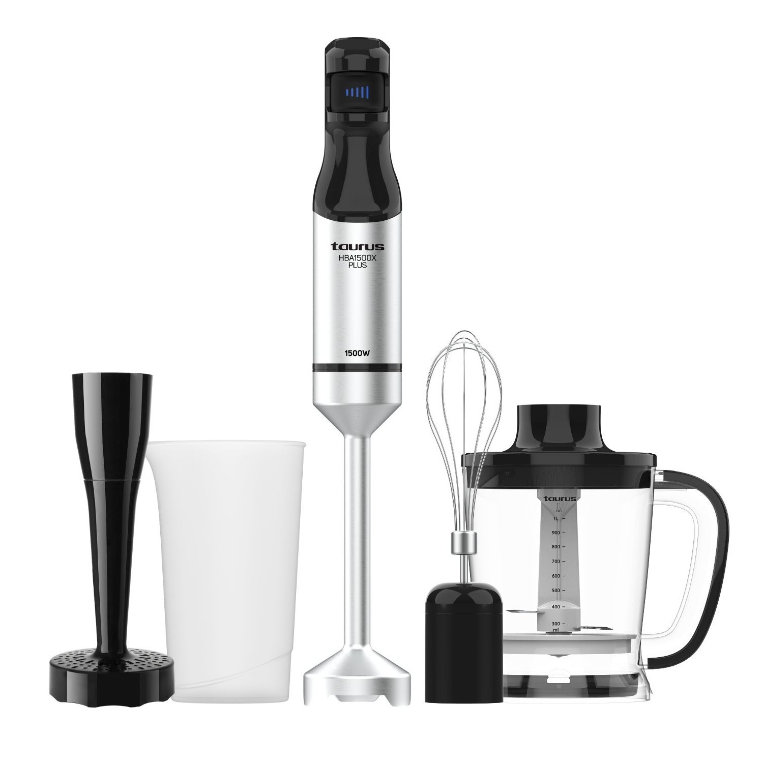 Batidora de mano Taurus HBA1500X Plus 1500W - Negro