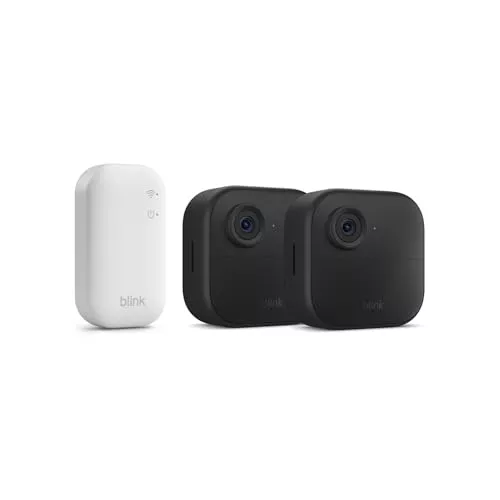Blink Outdoor 4 | cámara de seguridad inteligente HD sin cables, 2 años de autonomía, detección de movimiento optimizada | sistema de 2 cámaras con Sync Module Core incluido
