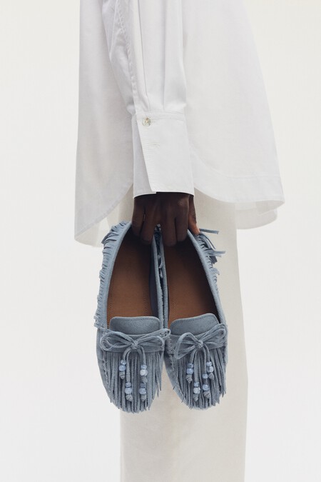mocasines con flecos