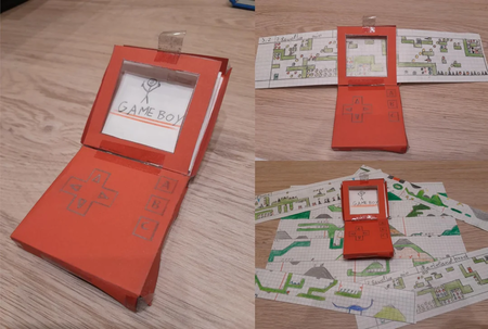 Game Boy Papel Carton