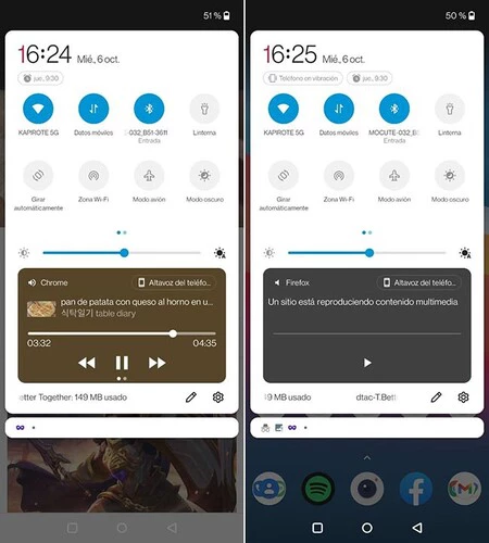 シークレット モードの動画では通知に自分の名前が表示されなくなりました (右の画像)