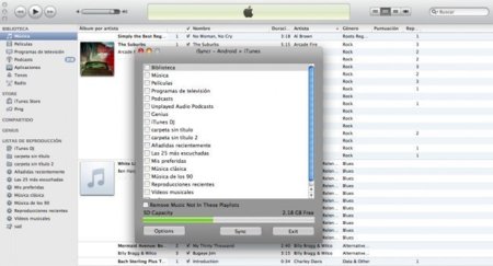 Sincroniza la música de iTunes con Android