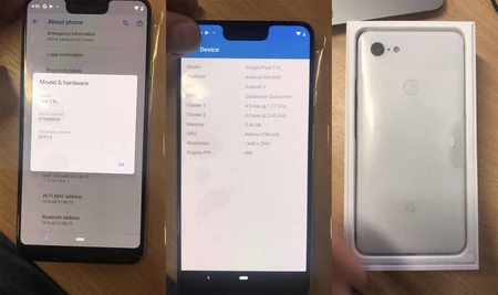 Pixel 3 XL ノッチ