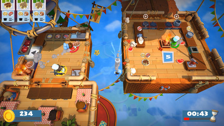 ¡Pesadilla a los fogones! Aquí tienes más de 40 minutos del divertidisimo Overcooked! 2 en Switch