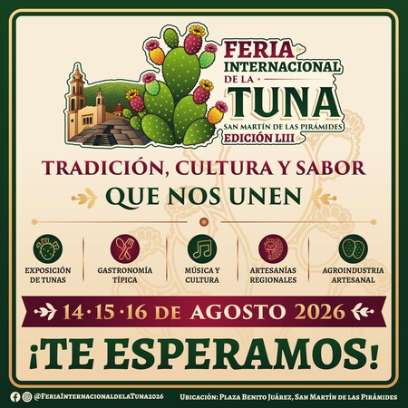 La Feria de la Tuna 2026 ya tiene fecha: escápate a este destino con pirámides, gastronomía prehispánica y pulque solo 1 hora de CDMX