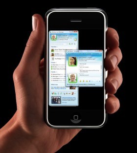 Microsoft planea lanzar versiones de Bing y Windows Live Messenger para el iPhone
