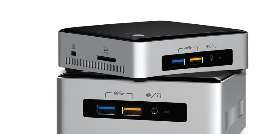 Los pequeños ordenadores Intel NUC dejan espacio a los