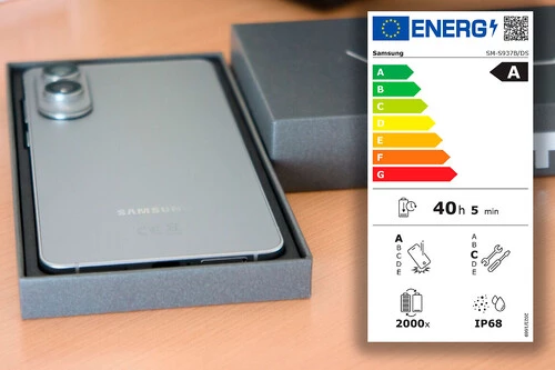 Galaxy S25 Edge Etiqueta Energética