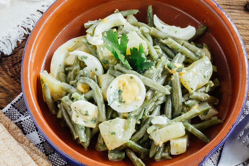 Ensalada de judías verdes con aderezo de menta: receta para el verano
