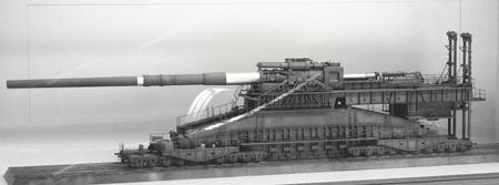 Este inmenso cañón ferroviario fue el arma más grande de la historia