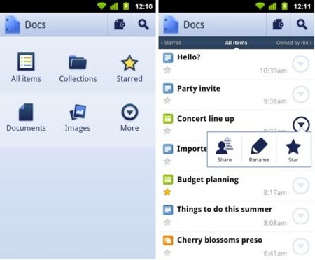 Google Docs ya cuenta con una aplicación nativa para Android
