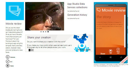 Microsoft actualiza Windows Phone App Studio, su creador de aplicaciones en la web