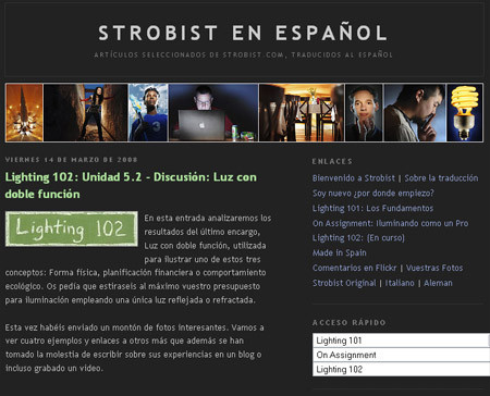 Seminario Strobist en Madrid