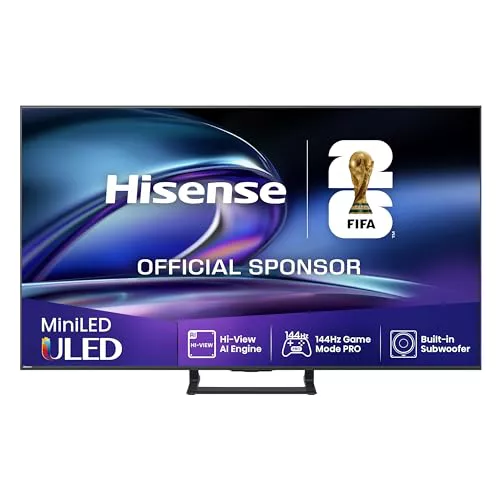 Hisense 55E8Q - Mini LED Smart TV, Quantum Dot, 144Hz