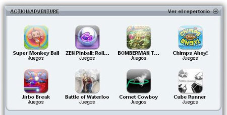 160 juegos disponibles en el lanzamiento de la App Store