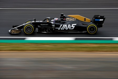 Grosjean F1 Silverstone 2019