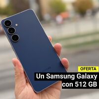 Quiero un móvil bueno, bonito y barato. Este Samsung Galaxy tiene 512 GB y cuatro años de garantía