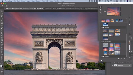 Adobe Photoshop promete crear perfectas puestas de sol fake gracias a su nueva herramienta de 'Reemplazo de cielo'