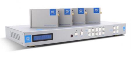 Con el distribuidor HDTV multihabitación mHub podemos ver nuestro Blu-ray u otra fuente en cualquier tele de la casa