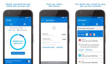 Triangle: gestiona el consumo de datos de forma individual para cada app, la última idea de Google