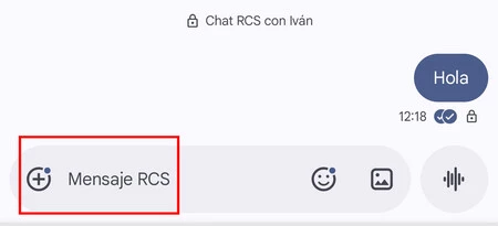Mensajería RCS en Android